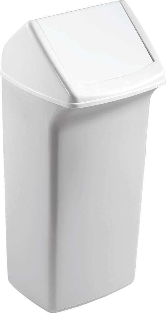 Durable Müllbehälter 40 Liter mit weißem Deckel Produktbild Durable Müllbehälter 40 Liter mit weißem Deckel