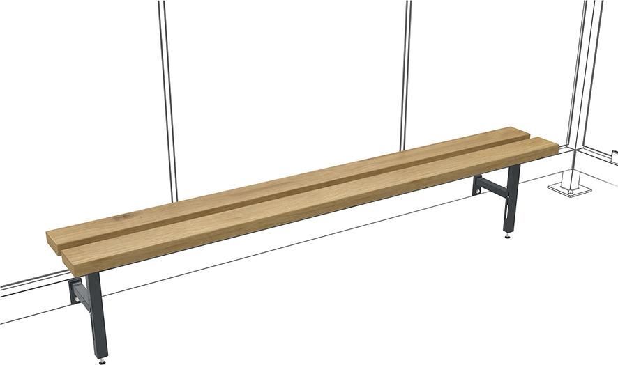 WSM Sitzbank Modell RELAXE NATURE II 200 WSM Sitzbank Modell RELAXE NATURE II 2000 x 357 x 480 mm