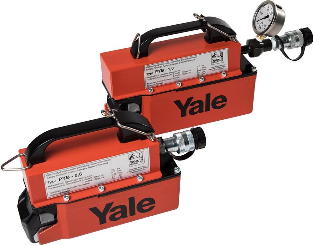Yale Akku Motorpumpe PYB 0 hydraulisch 700 bar zweistufig Produktbild Yale Akku Motorpumpe PYB 0 hydraulisch 700 bar zweistufig