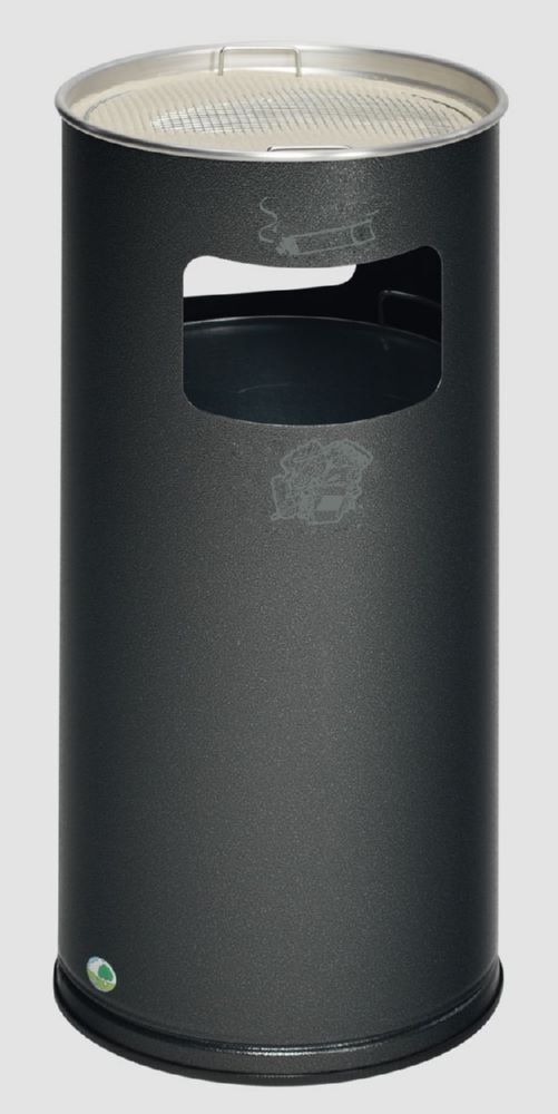 Var Abfallsammler Ascher H 70K antiksilber 37,4 Liter Produktbild Var Abfallsammler Ascher H 70K antiksilber 37,4 Liter