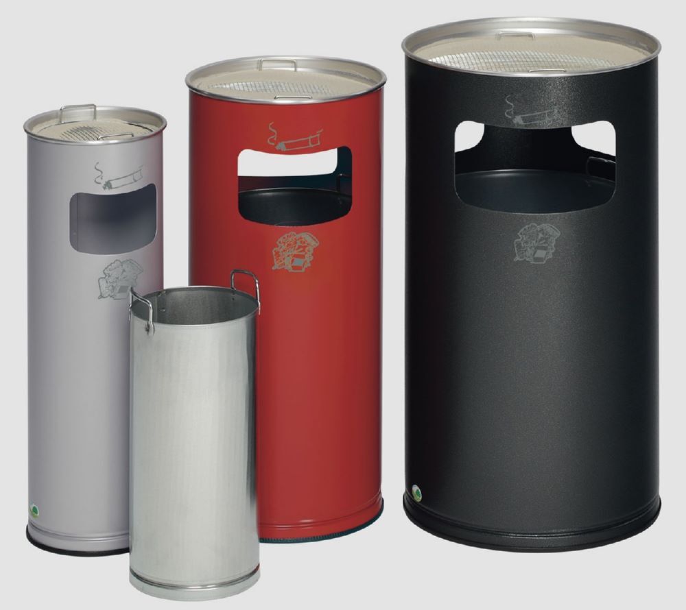 Var Abfallsammler 69,2 Liter Ascher H 75K antiksilber Produktbild Var Abfallsammler 69,2 Liter Ascher H 75K antiksilber bild 2