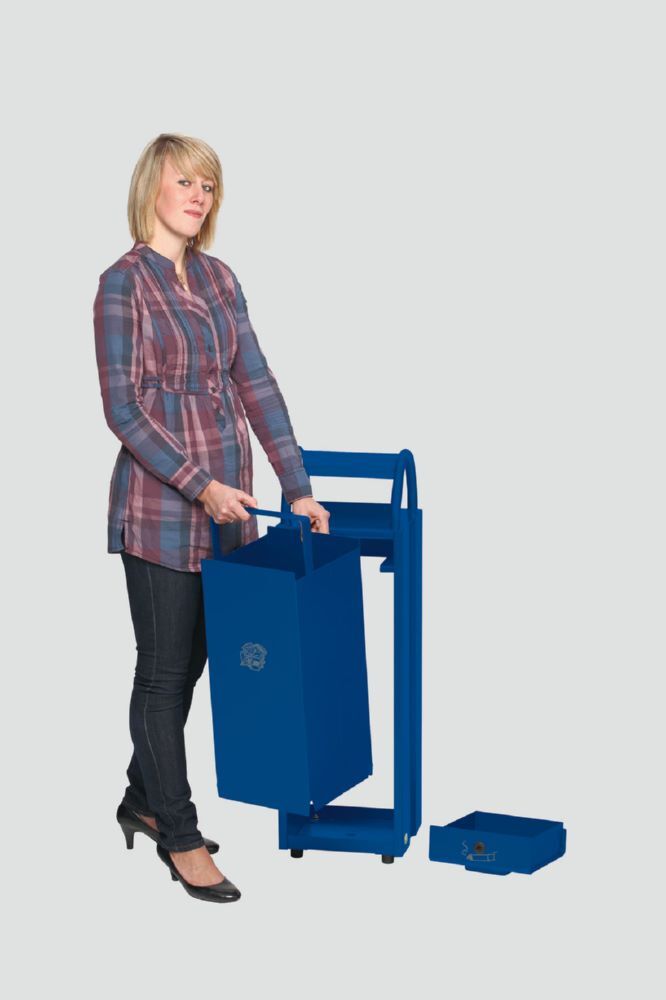 Var Abfallbehälter mit Ascher B 30 Produktbild Var Abfallbehälter mit Ascher B 30 bild 3