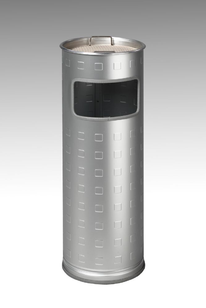 Var Abfallsammler Ascher H 66 Aluminium eloxiert 16,7 Liter Produktbild Var Abfallsammler Ascher H 66 Aluminium eloxiert 16,7 Liter