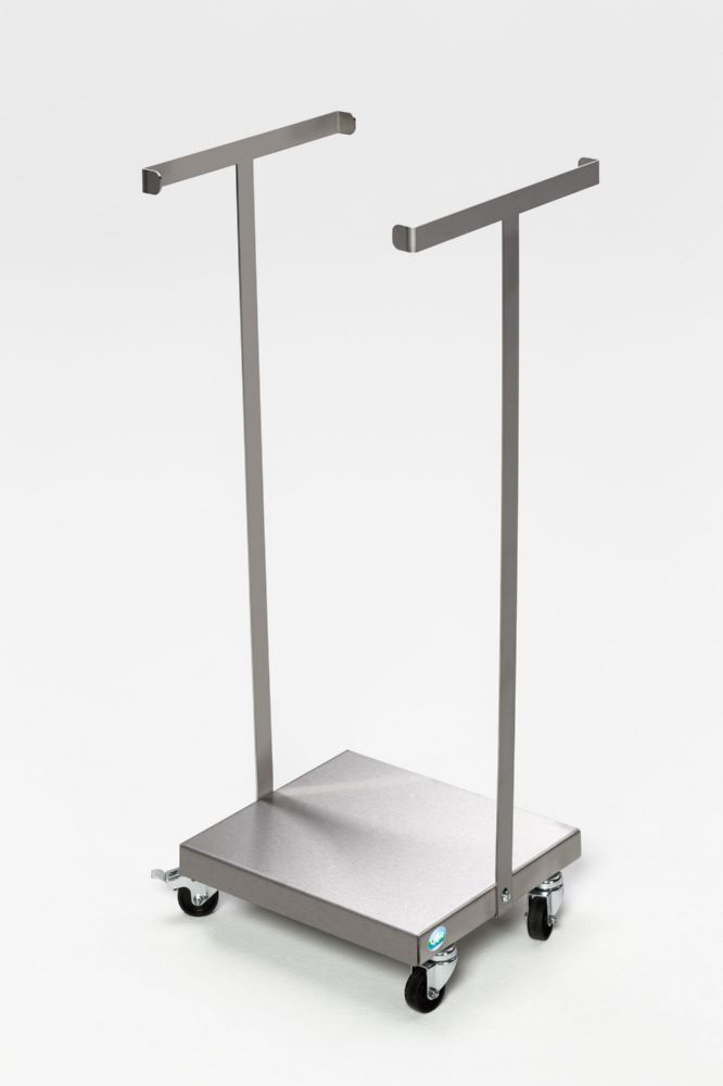 Var Abfallsammler Typ SHR 120 Edelstahl fahrbar für 120 Liter Säcke Produktbild Var Abfallsammler Typ SHR 120 Edelstahl fahrbar für 120 Liter Säcke