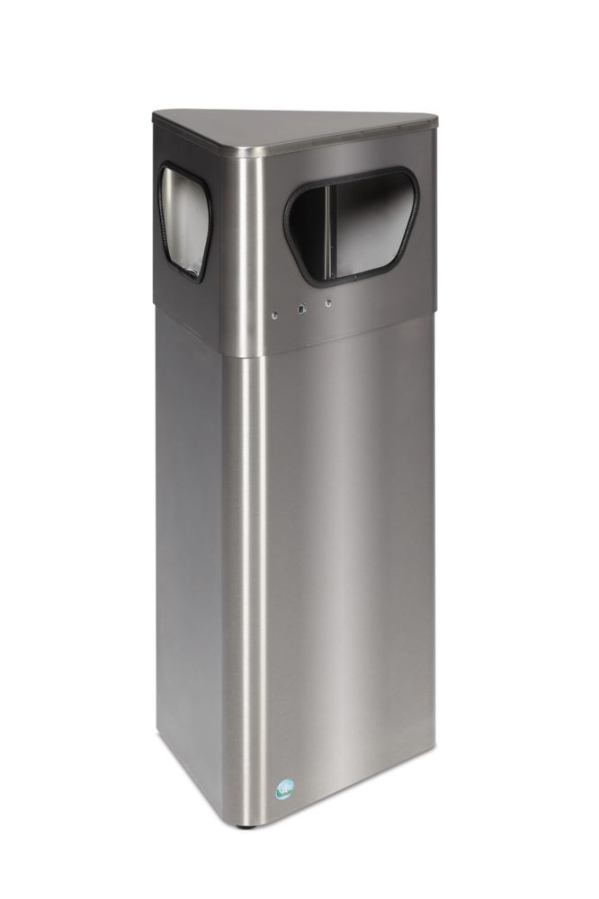 Var Abfallsammler DE 41 Edelstahl verschließbar mit Inneneinsatz Produktbild Var Abfallsammler DE 41 Edelstahl verschließbar mit Inneneinsatz