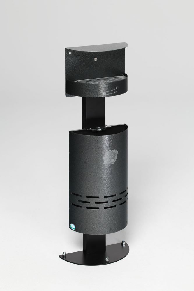 Var Ascher Abfall Kombination H 98 antiksilber struktur13 Liter Produktbild Var Ascher Abfall Kombination H 98 antiksilber struktur13 Liter