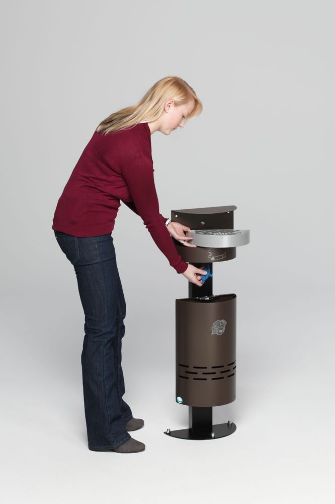 Var Ascher Abfall Kombination H 98 dunkelbraun struktur 13 Liter Var Ascher Abfall Kombination H 98 dunkelbraun struktur 13 Liter