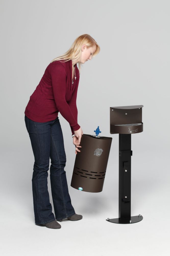 Var Ascher Abfall Kombination H 98 dunkelbraun struktur 13 Liter Var Ascher Abfall Kombination H 98 dunkelbraun struktur 13 Liter