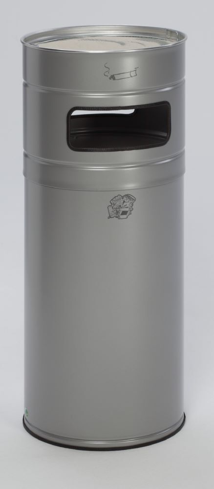 Var Ascher Abfallsammler H 100 silber Produktbild Var Ascher Abfallsammler H 100 silber