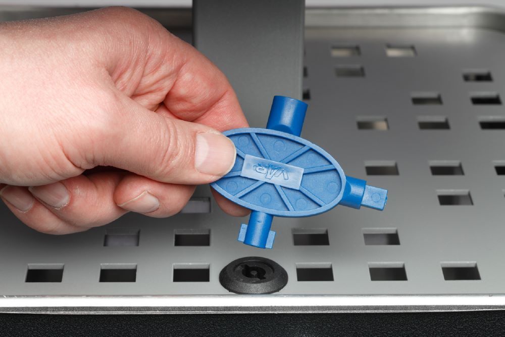 Var Ascher Abfallsammler mit Dach B 35 eisenglimmer Produktbild Var Ascher Abfallsammler mit Dach B 35 eisenglimmer bild 3