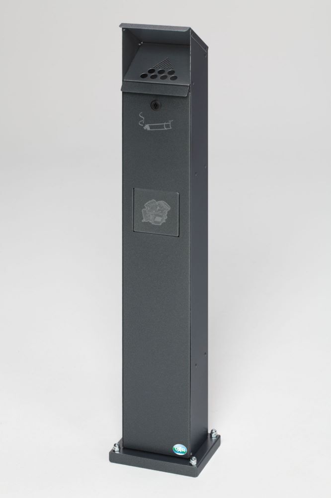 Var Ascher Abfallsammler Standsäule SG 115  Höhe 1142 mm Produktbild Var Ascher Abfallsammler Standsäule SG 115  Höhe 1142 mm