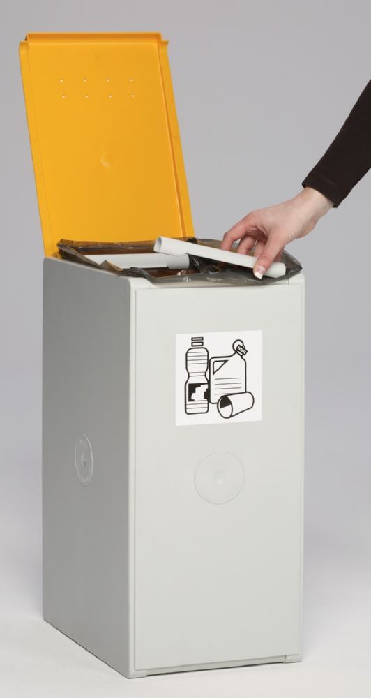 Var Deckel für Kunststoffcontainer 40 Liter gelb Produktbild Var Deckel für Kunststoffcontainer 40 Liter gelb