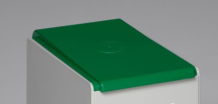 Var Deckel für Kunststoffcontainer 40 Liter grün Produktbild Var Deckel für Kunststoffcontainer 40 Liter grün bild 2