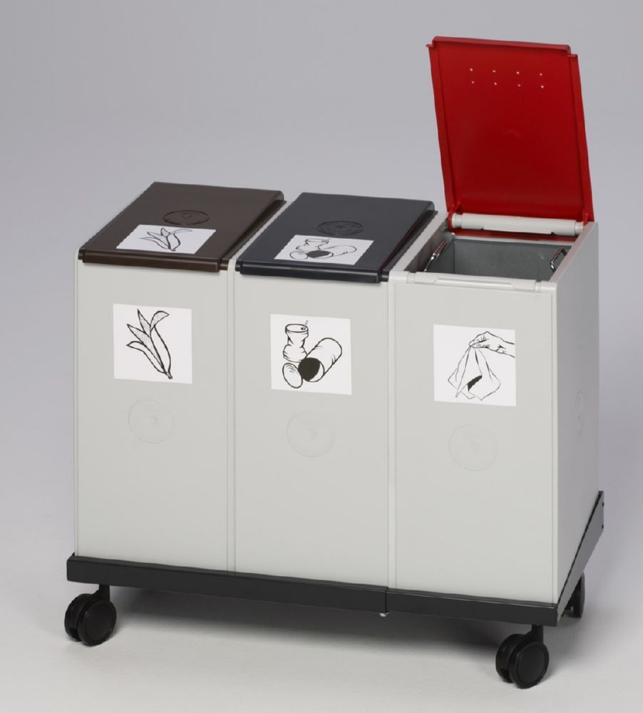 Var Deckel für Kunststoffcontainer 40 Liter rot Produktbild Var Deckel für Kunststoffcontainer 40 Liter rot bild 5