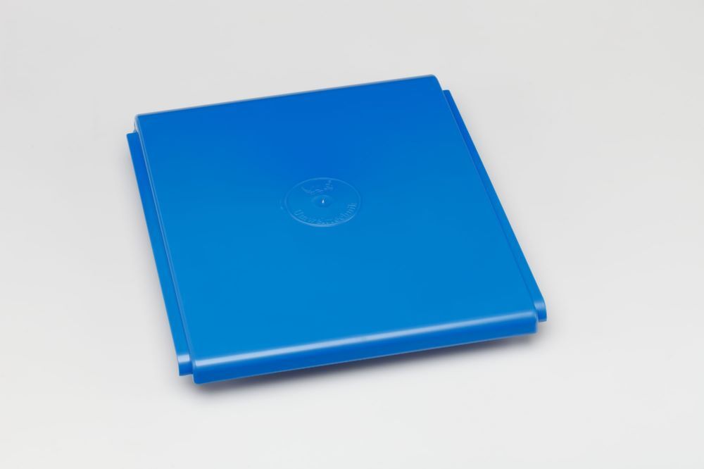 Var Deckel für Kunststoffcontainer 60 Liter Farbe blau Produktbild Var Deckel für Kunststoffcontainer 60 Liter Farbe blau