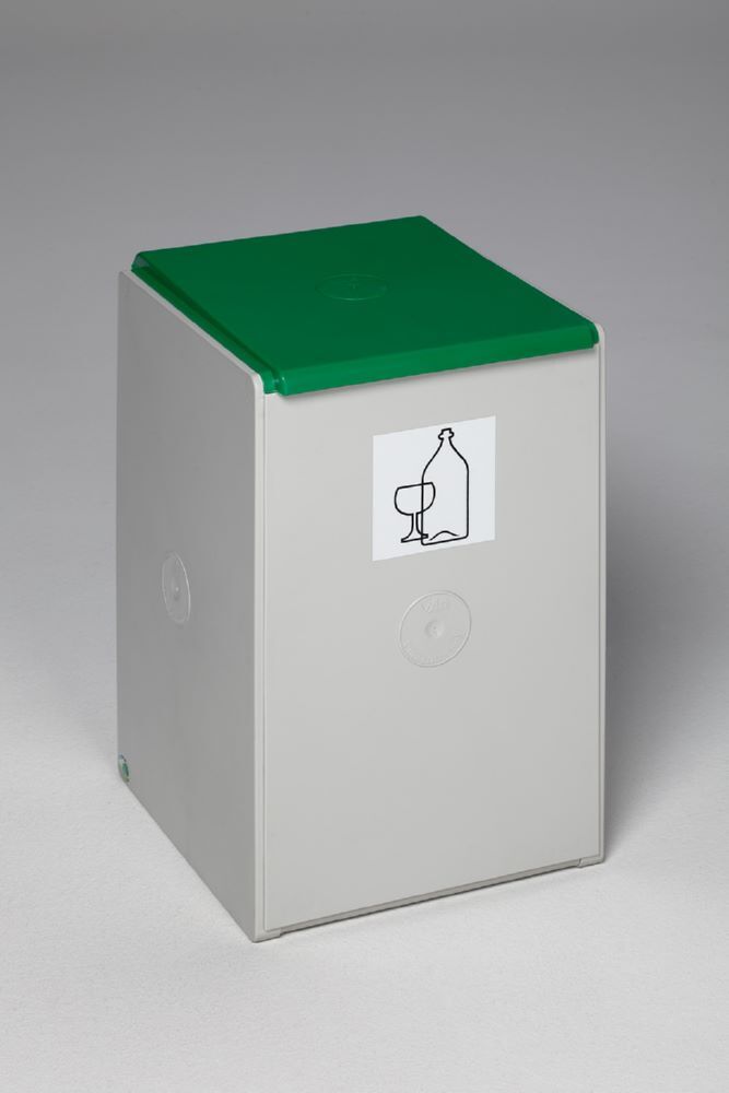 Var Deckel für Kunststoffcontainer 60 Liter Farbe grün Produktbild Var Deckel für Kunststoffcontainer 60 Liter Farbe grün bild 2
