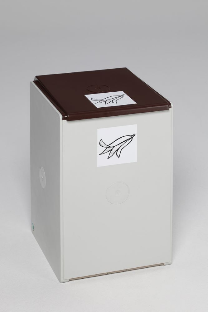 Var Deckel für Kunststoffcontainer 60 Liter Farbe braun Produktbild Var Deckel für Kunststoffcontainer 60 Liter Farbe braun bild 2