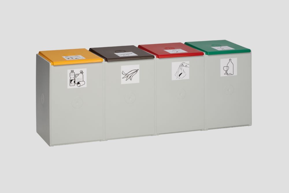 Var Deckel für Kunststoffcontainer 60 Liter Farbe rot Produktbild Var Deckel für Kunststoffcontainer 60 Liter Farbe rot bild 5