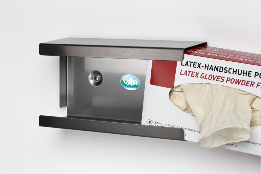 Var Handschuhhalter Edelstahl einfach offen Produktbild Var Handschuhhalter Edelstahl einfach offen