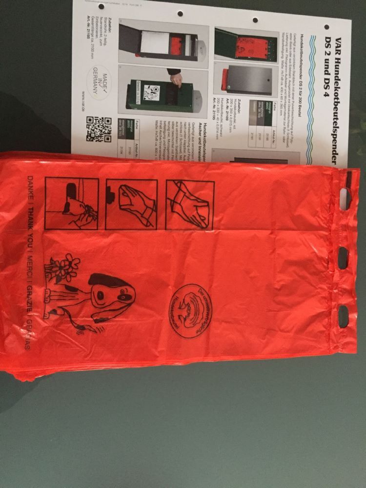 Var Hundekotbeutel rot 1000 Stück Produktbild Var Hundekotbeutel rot 1000 Stück