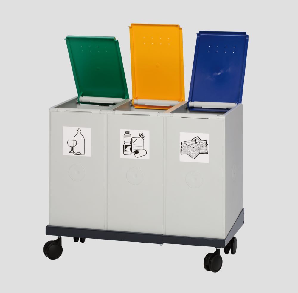 Var Kunststoffcontainer 40Liter 3 fach ohne Deckel Produktbild Var Kunststoffcontainer 40Liter 3 fach ohne Deckel bild 5