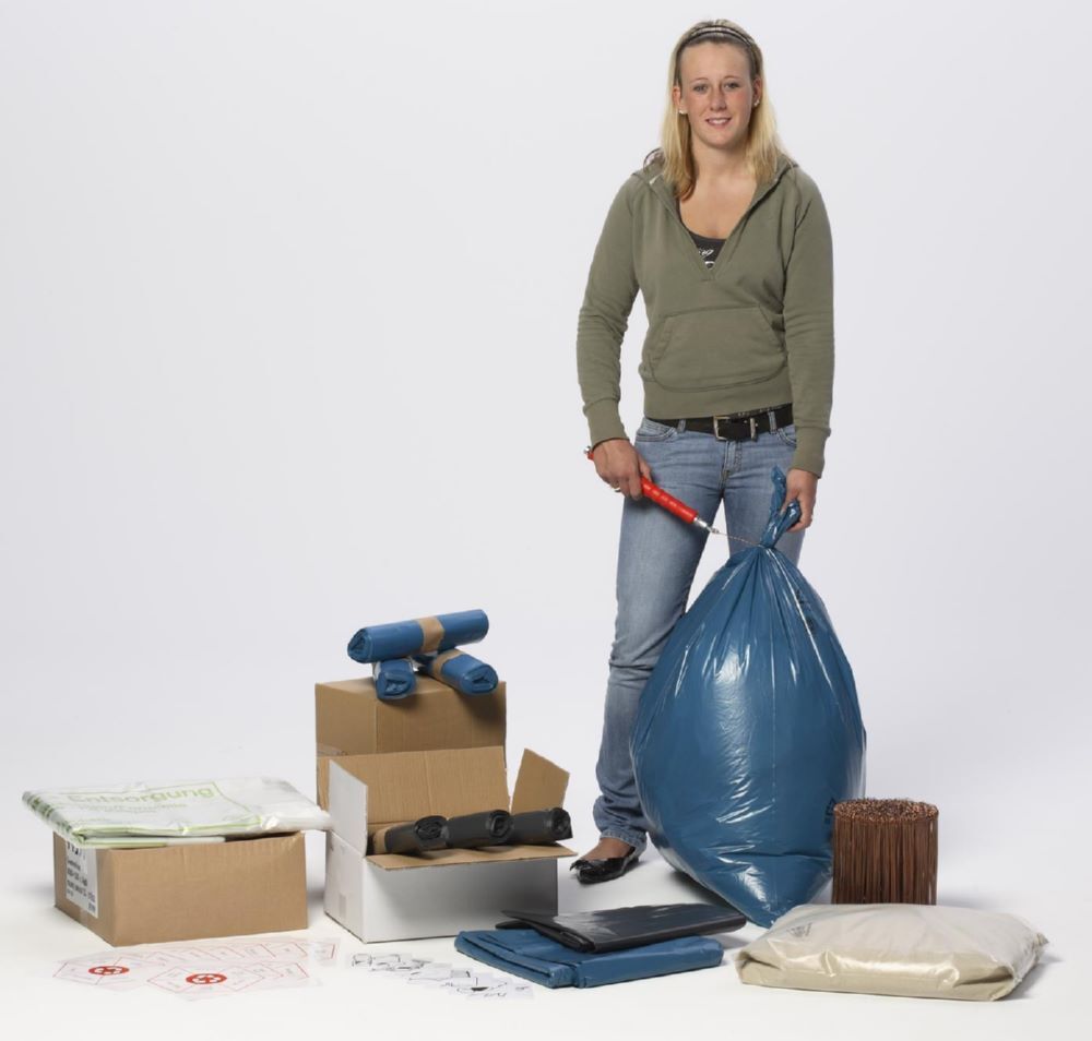 VAR Kunststoffsack 60 Liter 250 Stück Produktbild VAR Kunststoffsack 60 Liter 250 Stück bild 2