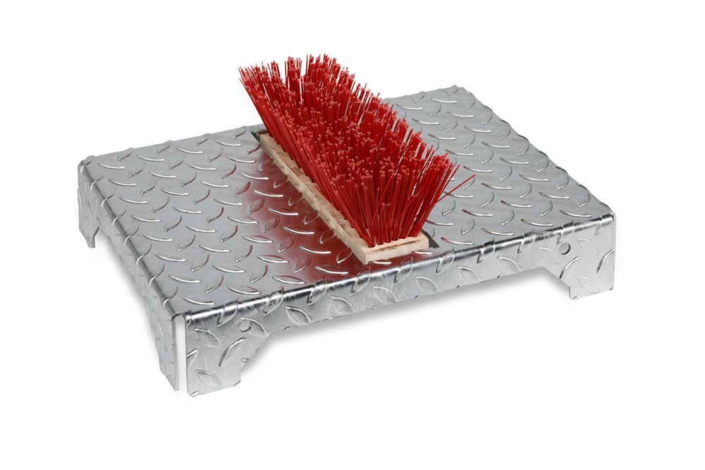 VAR Schuhreiniger S1 feuerverzinkt 565 x 400 x 190 mm Produktbild VAR Schuhreiniger S1 feuerverzinkt 565 x 400 x 190 mm