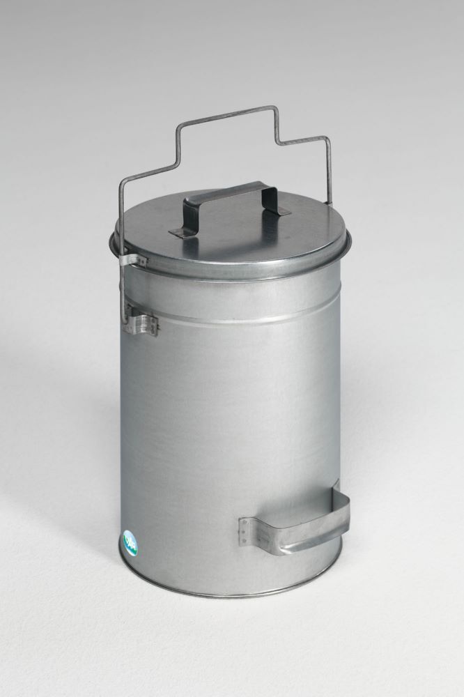 Var Sicherheitsbehälter mit Deckel verzinkt 22 Liter Produktbild Var Sicherheitsbehälter mit Deckel verzinkt 22 Liter