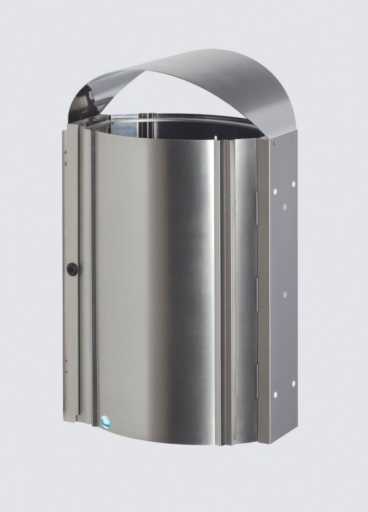 Var Standgerät Abfallbehälter AG 78 Edelstahl 50 Liter Produktbild Var Standgerät Abfallbehälter AG 78 Edelstahl 50 Liter