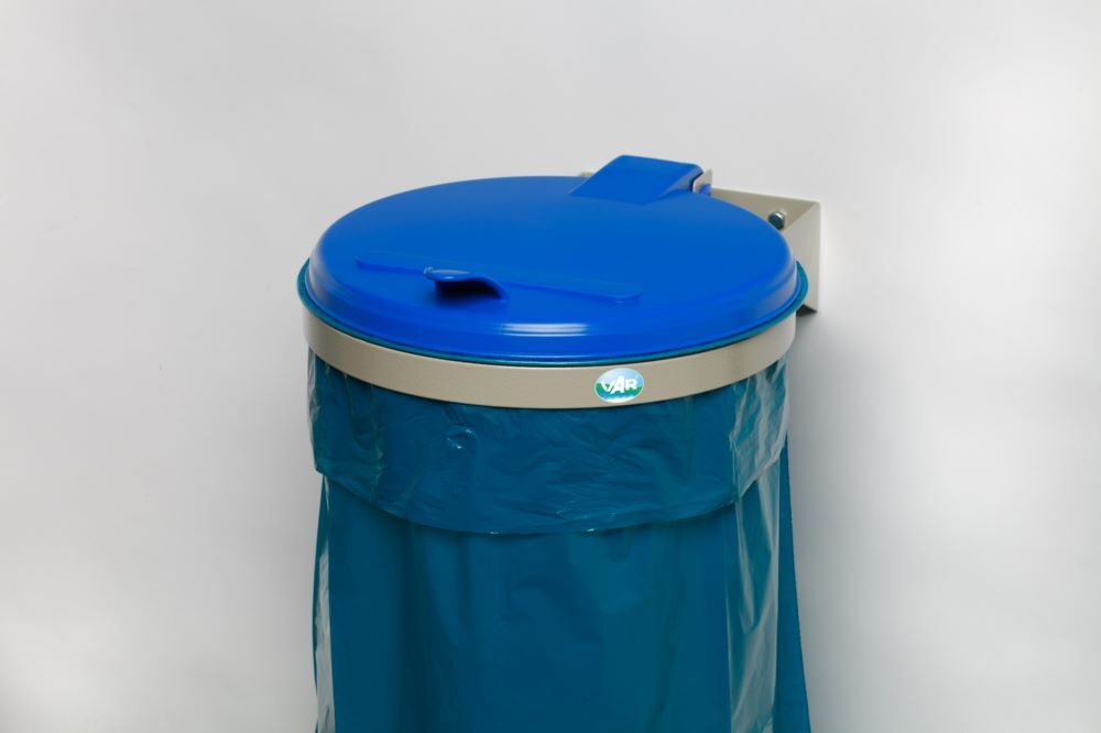 Var Müllsackständer WS 120 stationär KS Deckel blau Produktbild Var Müllsackständer WS 120 stationär KS Deckel blau