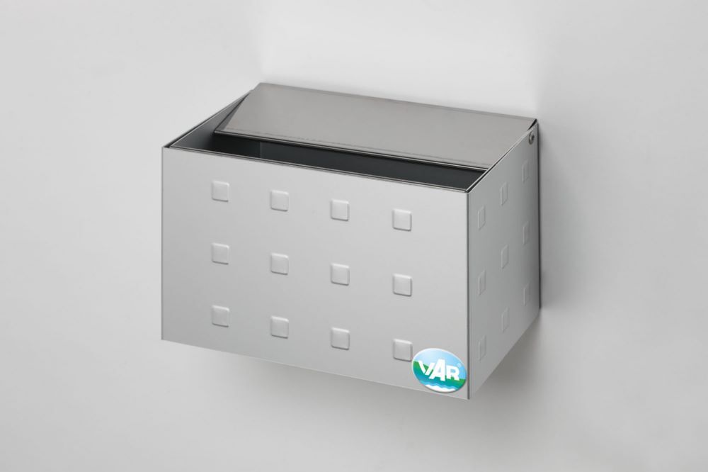 Var Wandascher WH 13 Aluminium eloxiert silber 0,8 Liter Produktbild Var Wandascher WH 13 Aluminium eloxiert silber 0,8 Liter