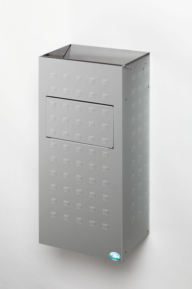 Var Wandascher WH 62 Aluminium eloxiert silber Produktbild Var Wandascher WH 62 Aluminium eloxiert silber