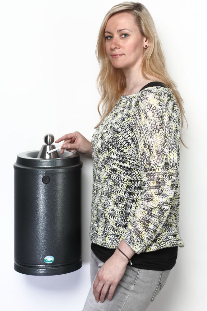 Var Wandascher H 47 Dreh und Schleuderascher antiksilber Produktbild Var Wandascher H 47 Dreh und Schleuderascher antiksilber bild 2