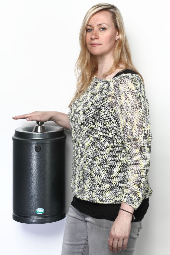 Var Wandascher H 47 Dreh und Schleuderascher antiksilber Produktbild Var Wandascher H 47 Dreh und Schleuderascher antiksilber bild 4