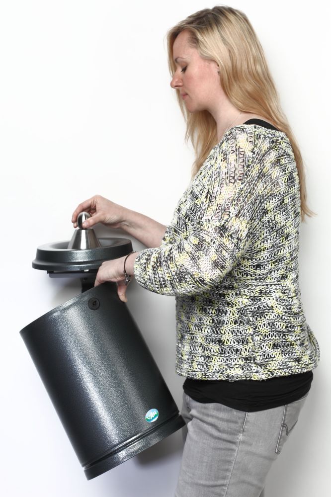 Var Wandascher H 47 Dreh und Schleuderascher antiksilber Produktbild Var Wandascher H 47 Dreh und Schleuderascher antiksilber bild 5