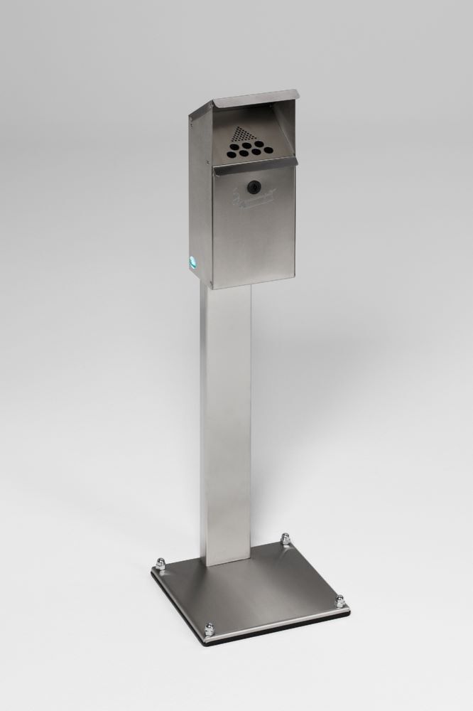 Var Wandascher WH 41 Edelstahl mit Standfuß Produktbild Var Wandascher WH 41 Edelstahl mit Standfuß