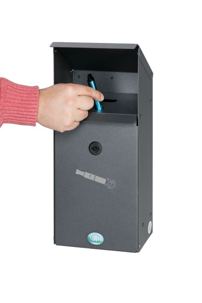 VAR Wandascher EZS 1 Einwurf für E Zigaretten 315 x 215 x 430 mm Produktbild VAR Wandascher EZS 1 Einwurf für E Zigaretten 315 x 215 x 430 mm