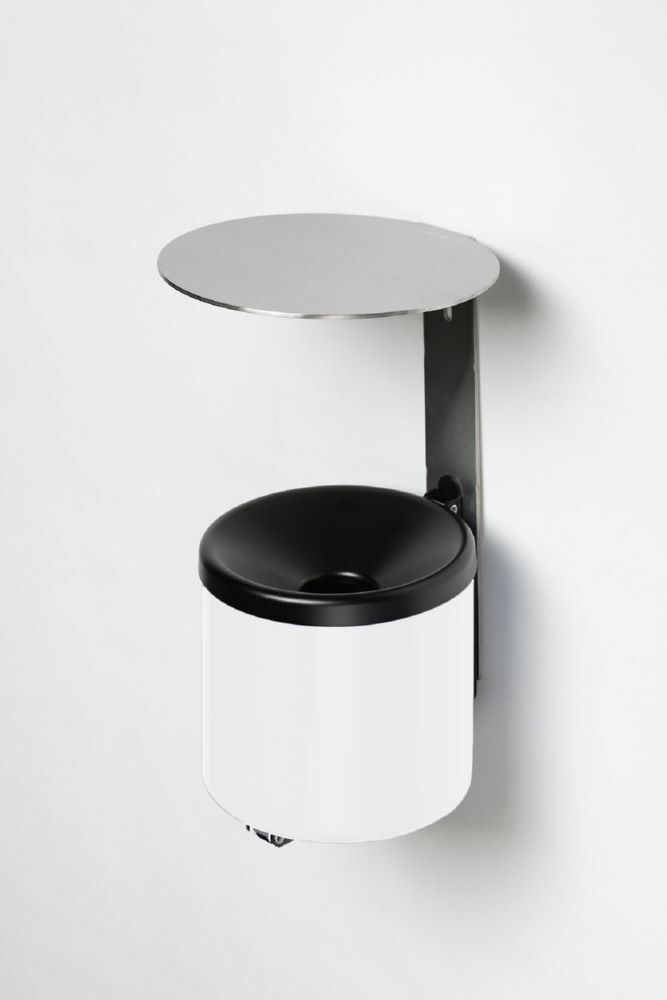 Var Wandascher weiß WH 16 mit Dach VA Produktbild Var Wandascher weiß WH 16 mit Dach VA