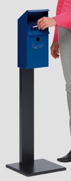 VAR Wandascher WH 41 mit Standfuß schwarz Produktbild VAR Wandascher WH 41 mit Standfuß schwarz bild 4