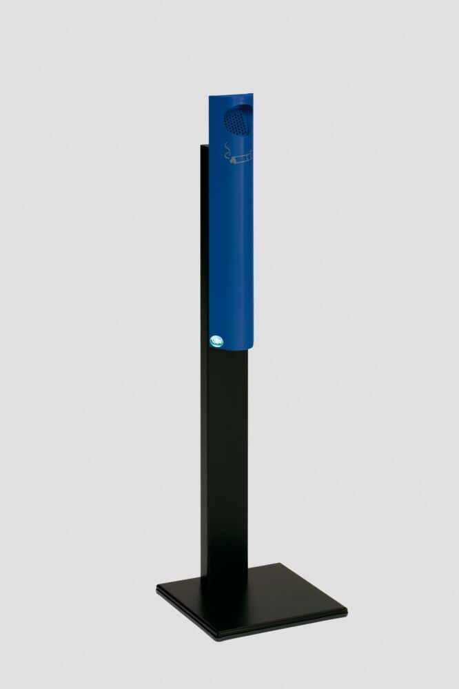 Var Wandascher B 12 mit Standfuß schwarz enzianblau H 1250 mm Produktbild Var Wandascher B 12 mit Standfuß schwarz enzianblau H 1250 mm