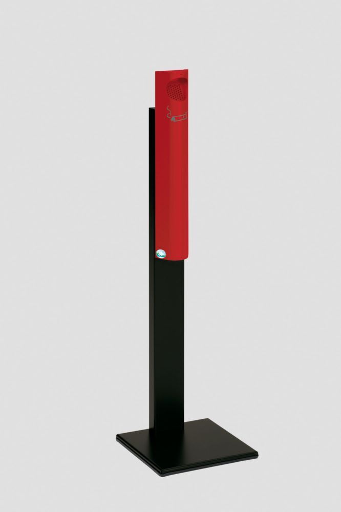 Var Wandascher B 12 mit Standfuß schwarz Höhe 1250 mm Produktbild Var Wandascher B 12 mit Standfuß schwarz Höhe 1250 mm