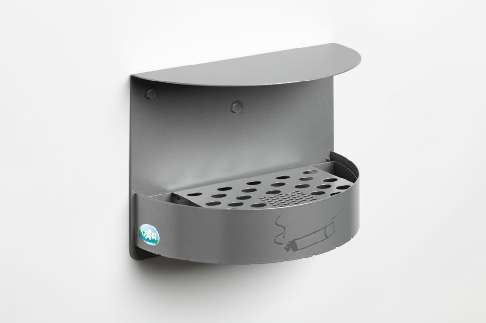 Var Wandascher H 23 verschließbar silber Produktbild Var Wandascher H 23 verschließbar silber