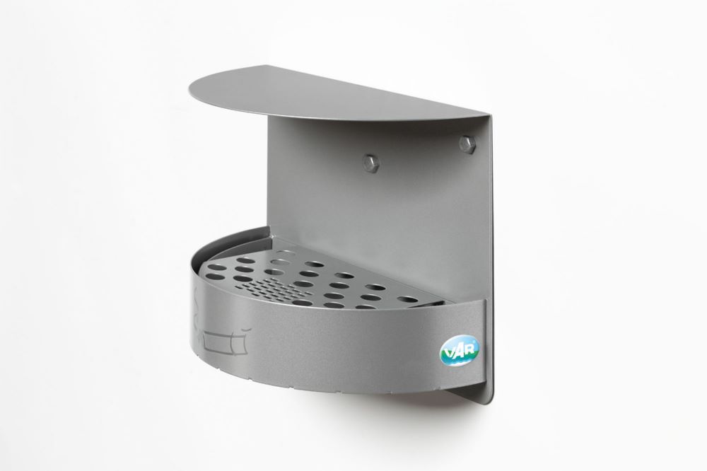 Var Wandascher H 23 verschließbar silber Produktbild Var Wandascher H 23 verschließbar silber bild 2