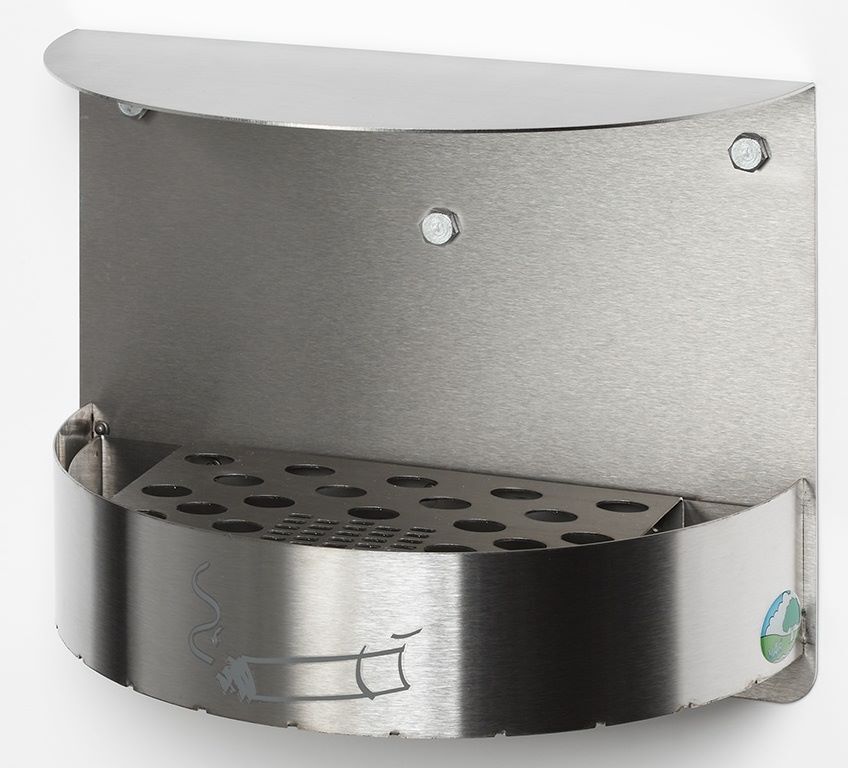 Var Wandascher H 23 verschließbar Edelstahl matt Produktbild Var Wandascher H 23 verschließbar Edelstahl matt