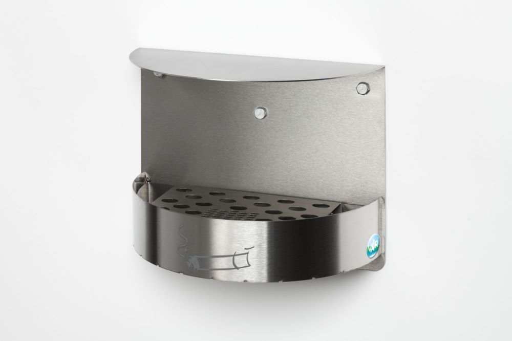 Var Wandascher H 23 verschließbar Edelstahl matt Produktbild Var Wandascher H 23 verschließbar Edelstahl matt bild 2