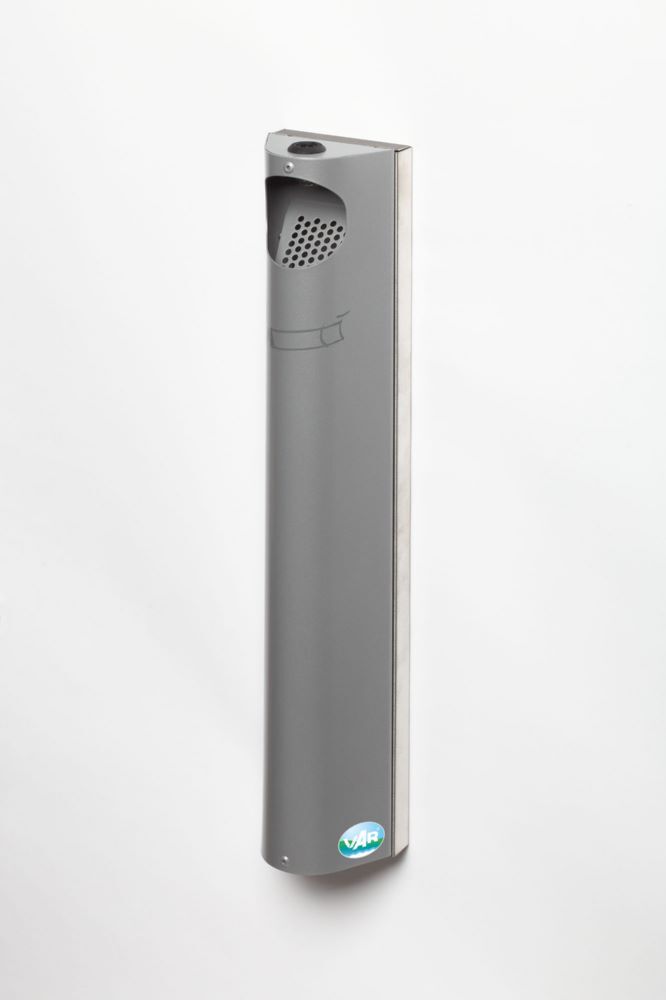 Var Wandascher B 12 verschließbar silber Produktbild Var Wandascher B 12 verschließbar silber