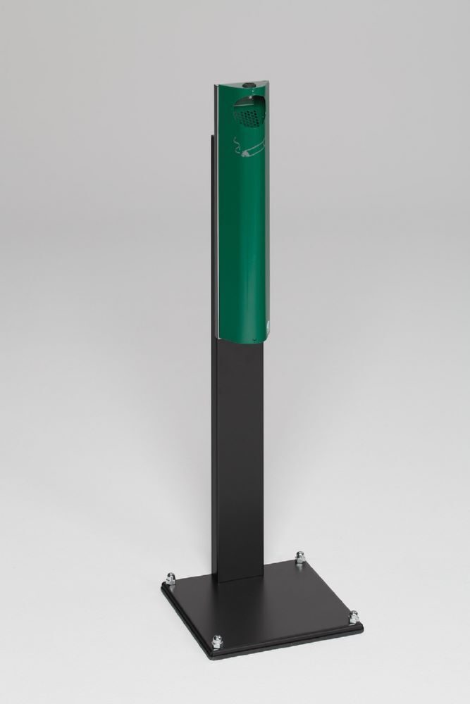 Var Wandascher B 12 verschließbar Standfuss moosgrün H 1250 mm Produktbild Var Wandascher B 12 verschließbar Standfuss moosgrün H 1250 mm