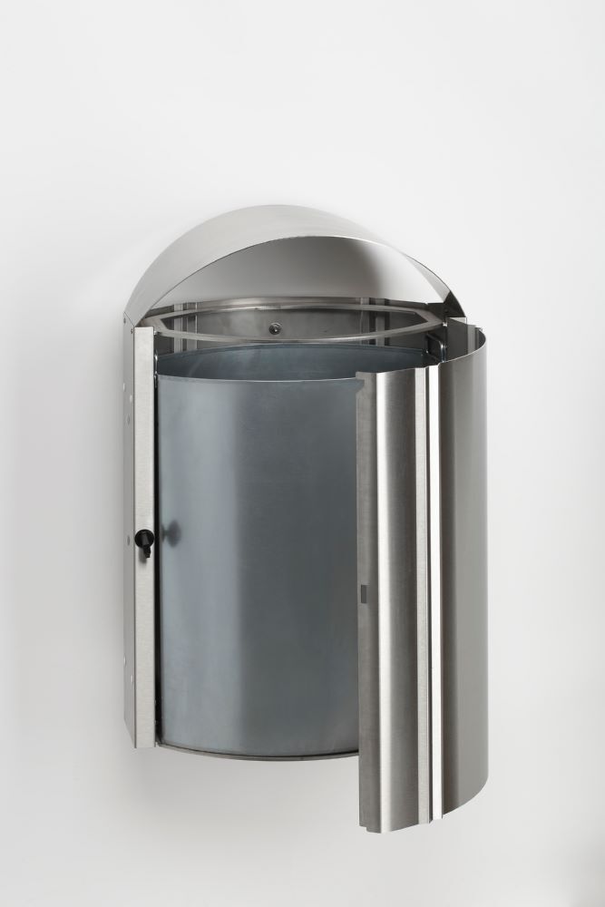 Var Wandgerät Abfallbehälter AG 79 Edelstahl 50 Liter Var Wandgerät Abfallbehälter AG 79 Edelstahl 50 Liter