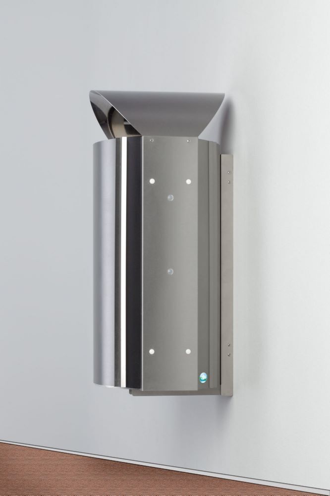 Var Wandgerät Abfallbehälter AG 79 Edelstahl 50 Liter Var Wandgerät Abfallbehälter AG 79 Edelstahl 50 Liter
