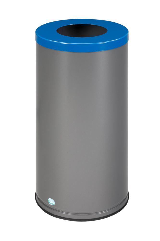 VAR Wertstoffsammelgerät 70 Liter blau eisenglimmer 435 x 435 x 760 mm Produktbild VAR Wertstoffsammelgerät 70 Liter blau eisenglimmer 435 x 435 x 760 mm